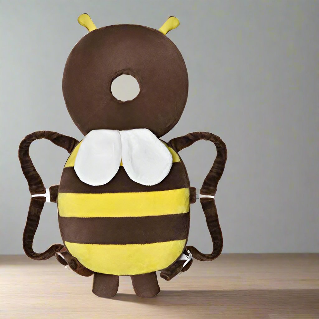 Oreiller Bebe - BabyHeadBackProtector™ - Marron - Le bébé sécuritaire