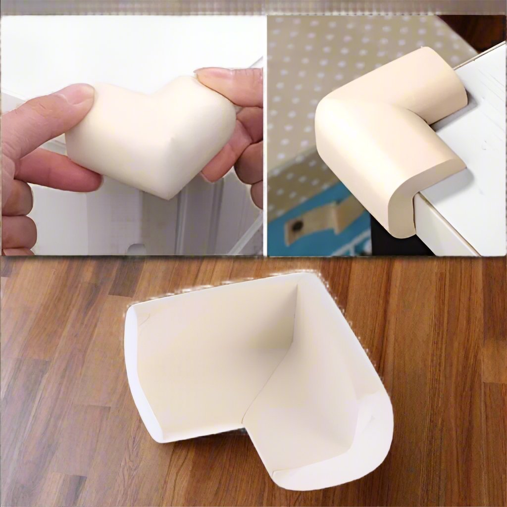 Protecteur de Coin de Table - BabySafetyCornerProtector™ - Blanc - Le bébé sécuritaire