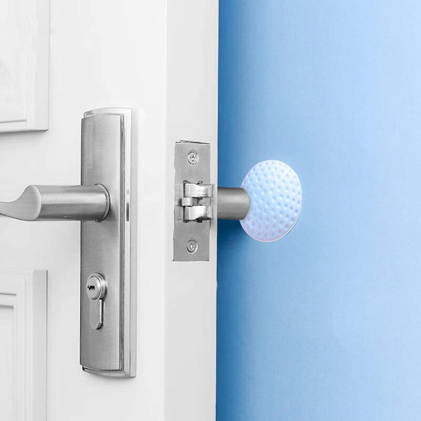 Protection Bébé - SecureStop™ - Bleu Pastel - Le bébé sécuritaire