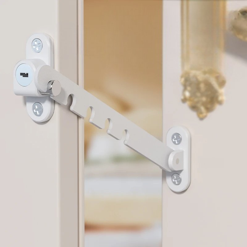 Bloque Porte Bebe - ChildSafetyLockStopper™ - Blanc - Le bébé sécuritaire