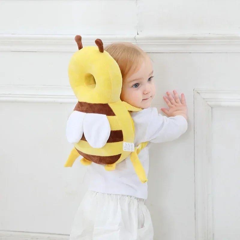 Oreiller Bebe - BabyHeadBackProtector™ - Jaune - Le bébé sécuritaire